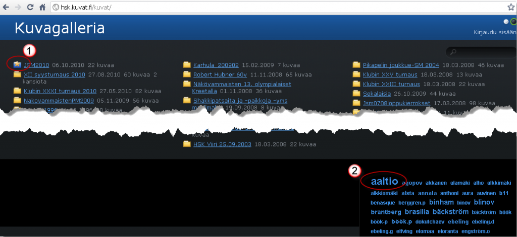 Kuvasto HSK kuvaston etusivu